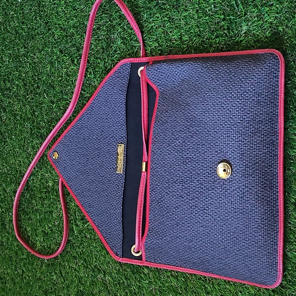 Yves Saint Laurent Vintage Tweed Bag - Picture 5 of 11